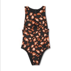 NWT L Black and Tan Woman’s One Piece